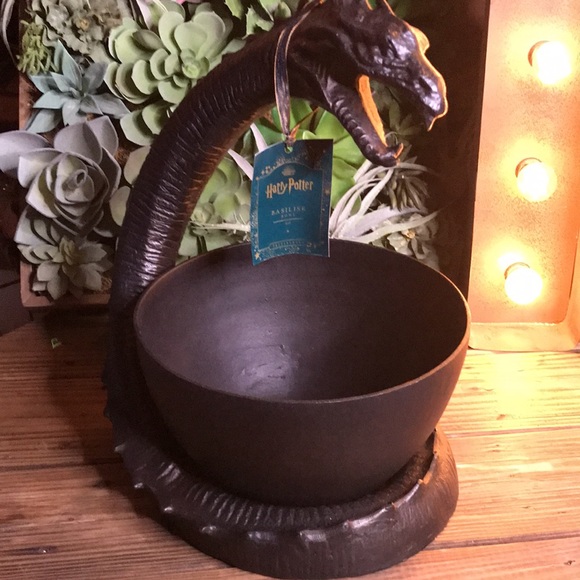 Pottery Barn Harry Potter and the Chamber of Secrets Basilisk Candy Bowl 🐍🍬 - Picture 4 of 16